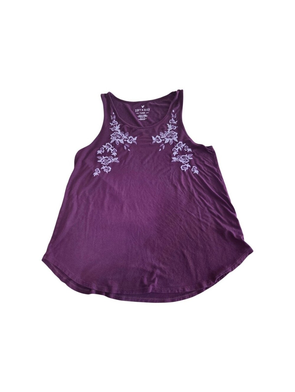 American Eagle Soft & Sexy Womens Tank Purple Size Medium